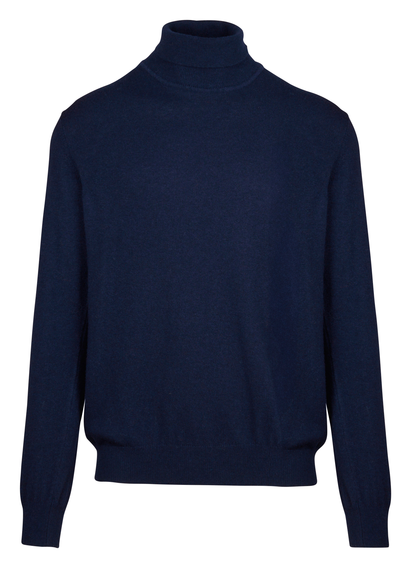 Pull col roulé en laine mélangée | Bleu