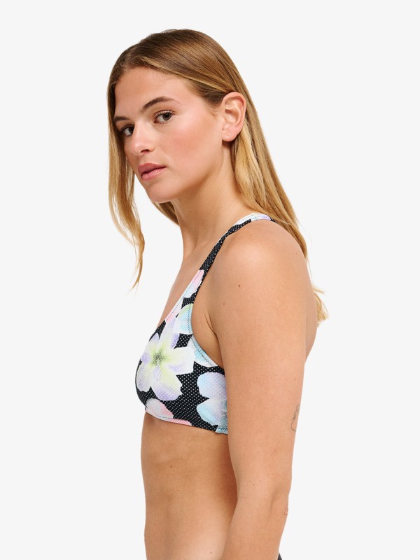 Roxy Active Athletic Bra Haut de bikini bralette Noir Femme