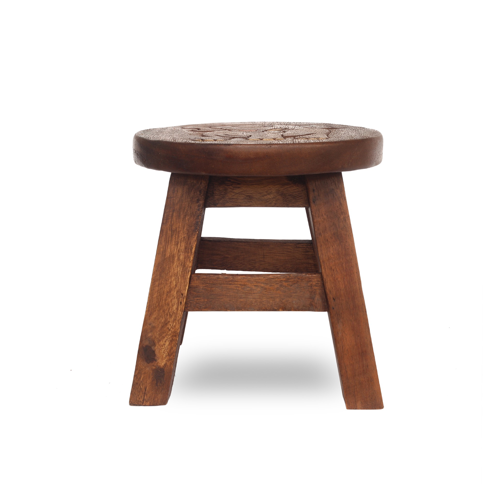Hocker 'Elefant', natur, Ø 25 cm, H 24 cm von fischer's lagerhaus