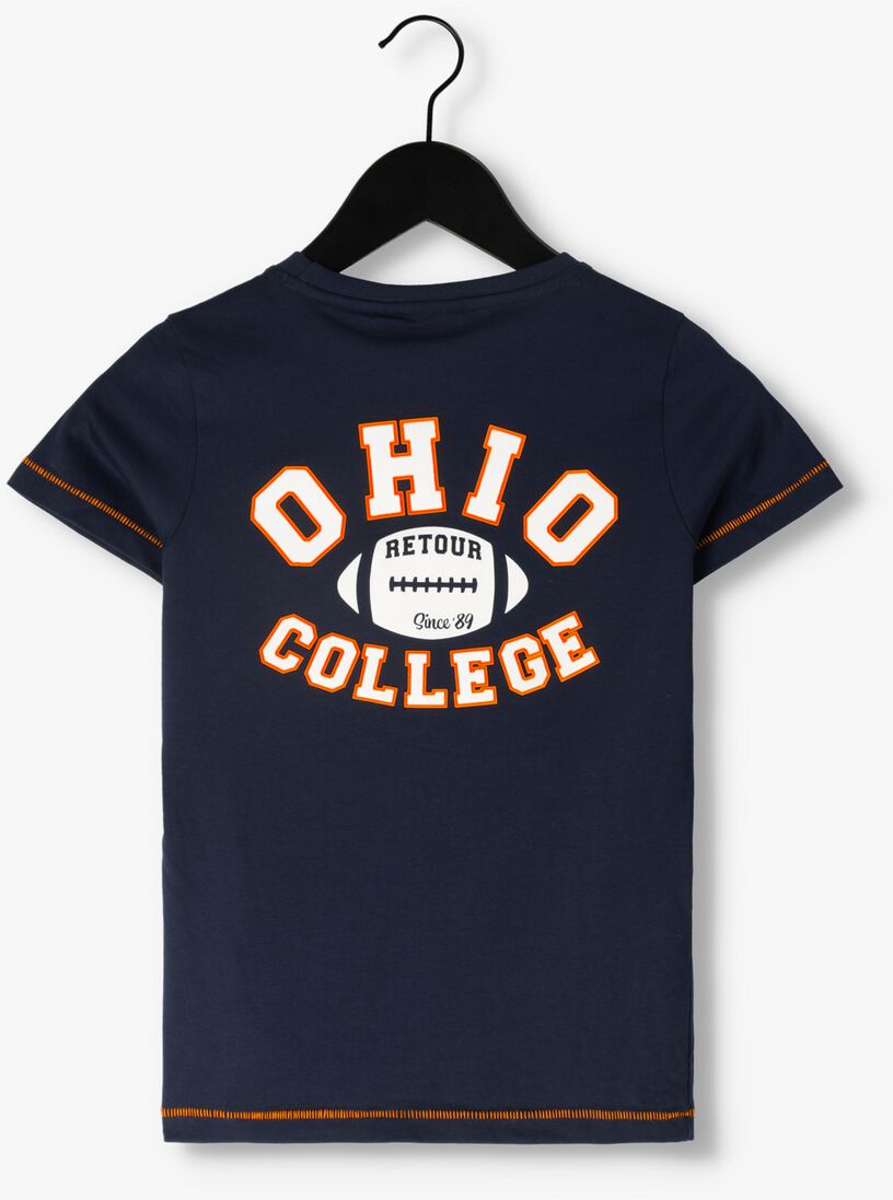 RETOUR donkerblauwe retour t-shirt italo