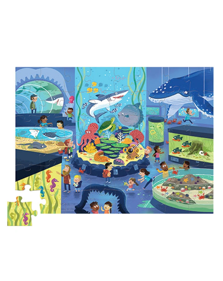 Puzzle DAY AT THE MUSEUM – AQUARIUM 48-teilig