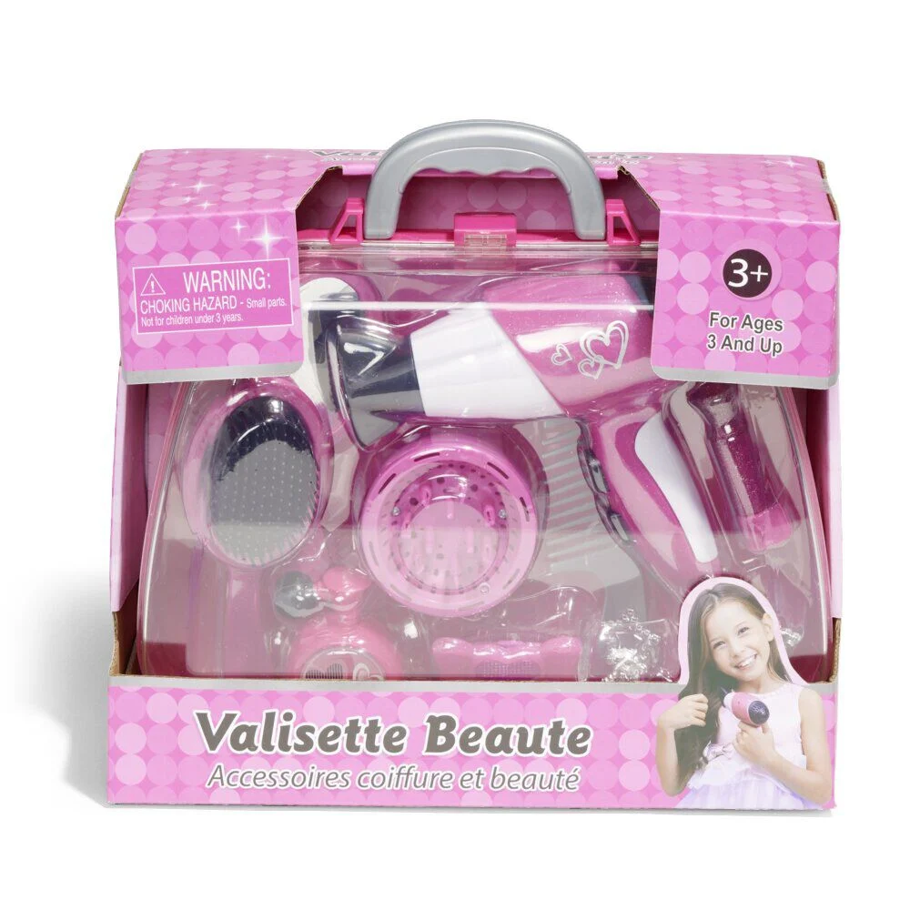 Mallette salon de beauté rose