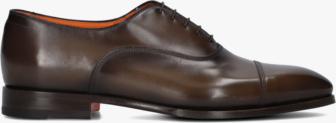 bruine santoni nette schoenen 18883