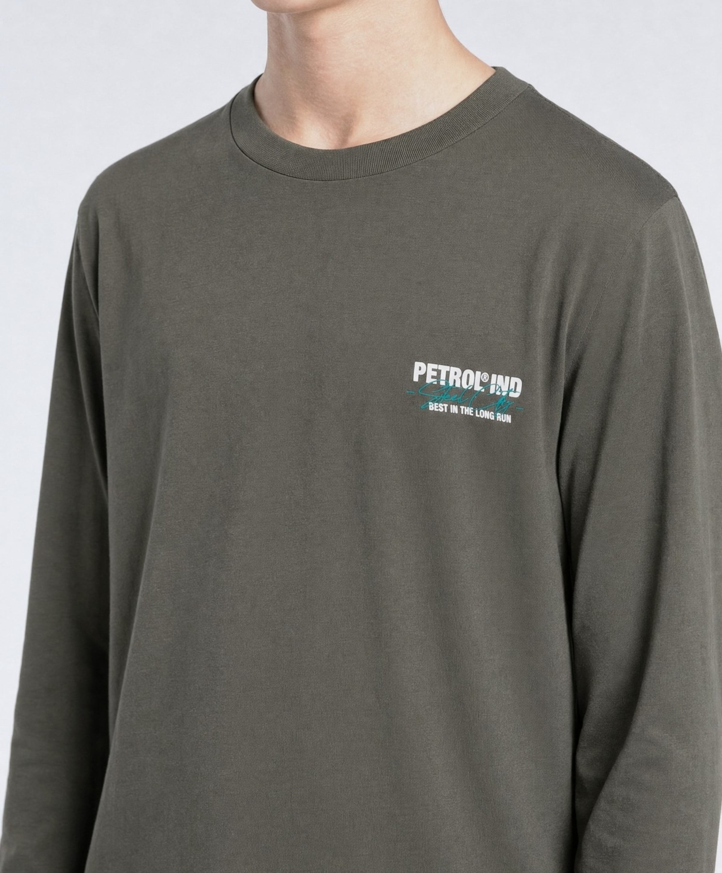Petrol Jongens longsleeve groen