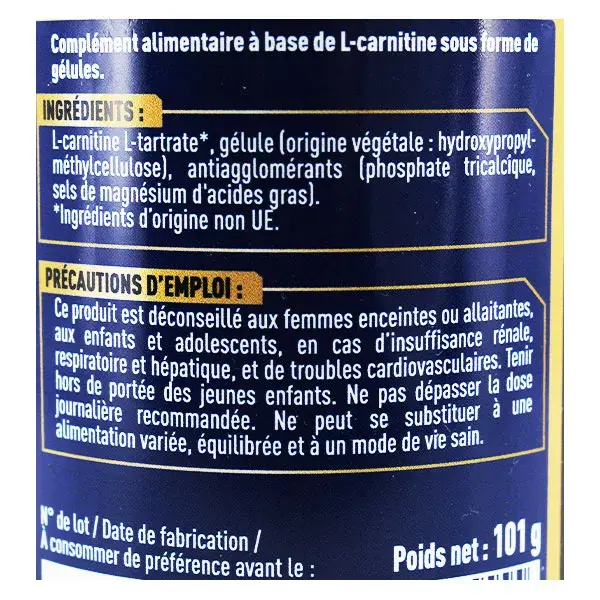 Apurna L-Carnitina 120 cápsulas