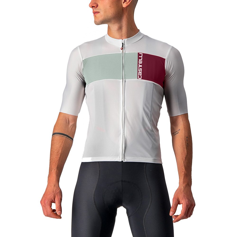 Castelli Prologo 7 Radtrikot Herren silver gray