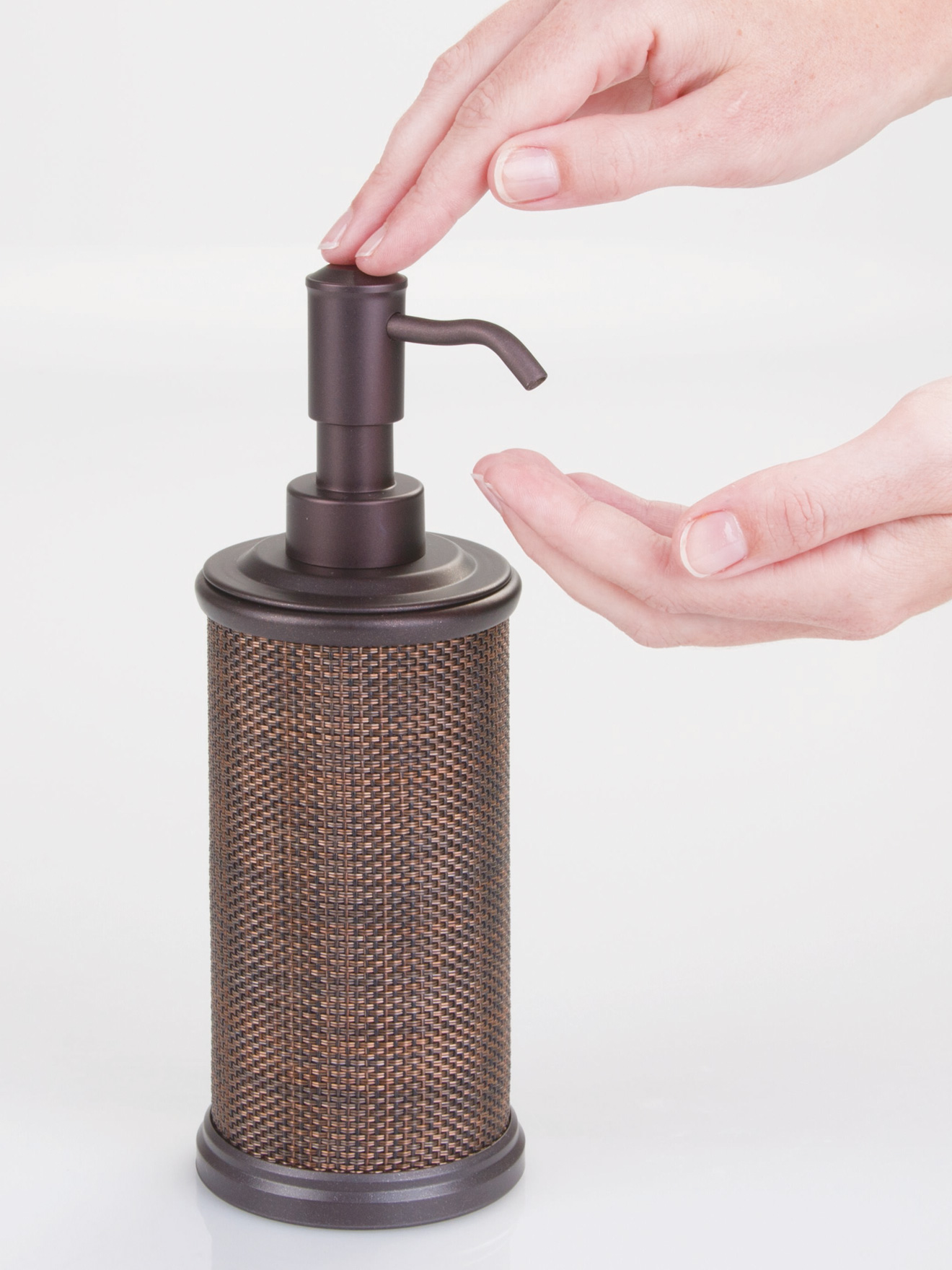 Distributeur de savon acier