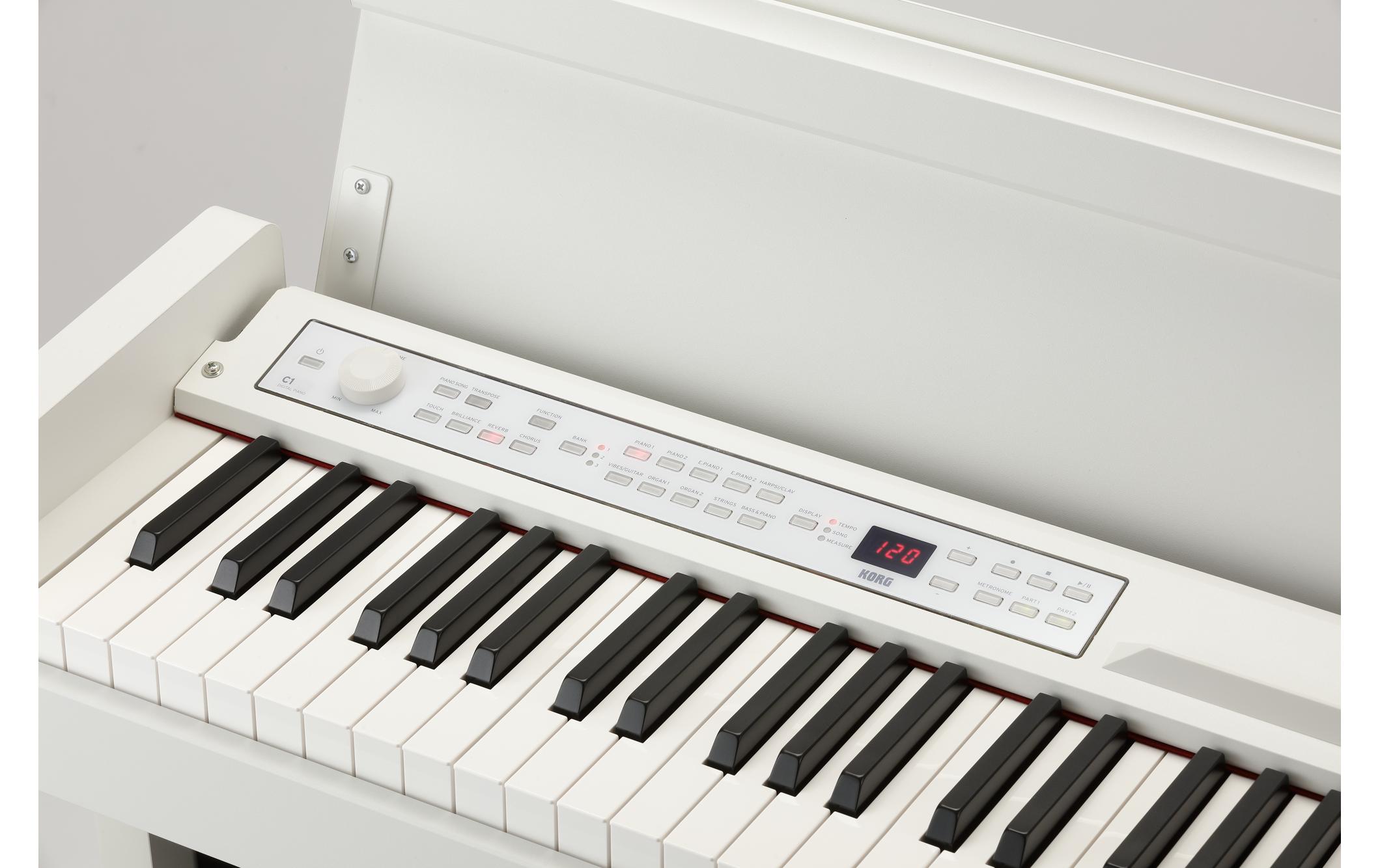 E-Piano C1 Air Weiss<br>Digitalpiano mit Bluetooth-Audiofunktion