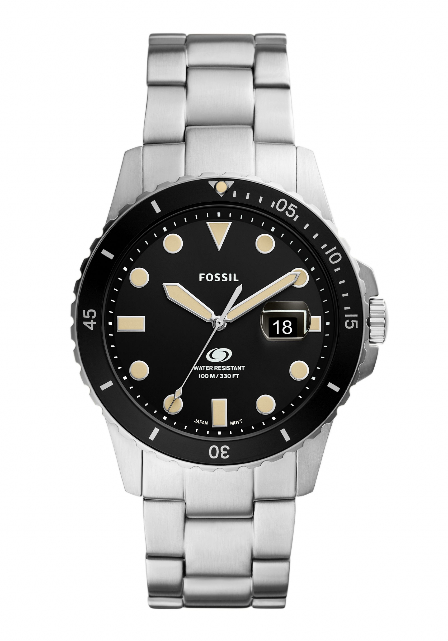 Fossil Herrenuhr Sport Silber FS5952