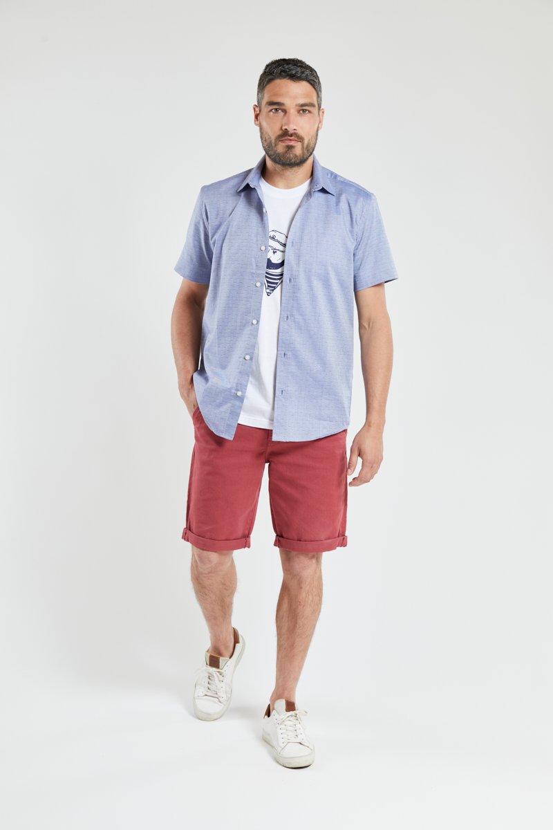 Chemise manches courtes - coton