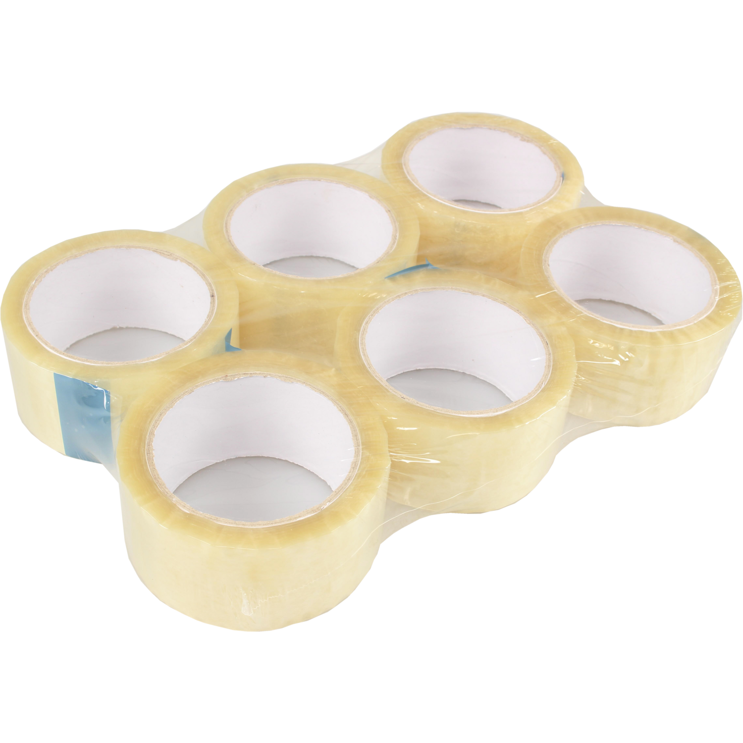 Dozensluittape, Hotmelt, PP, 50mm, 66m, transparant
