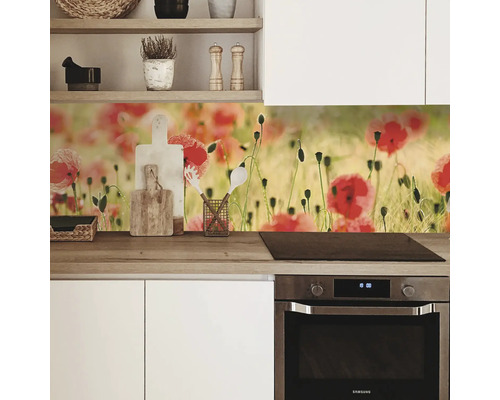 Keukenachterwand mySpotti Profix Mohnet 100 x 60 cm PX-10060-1518-HB