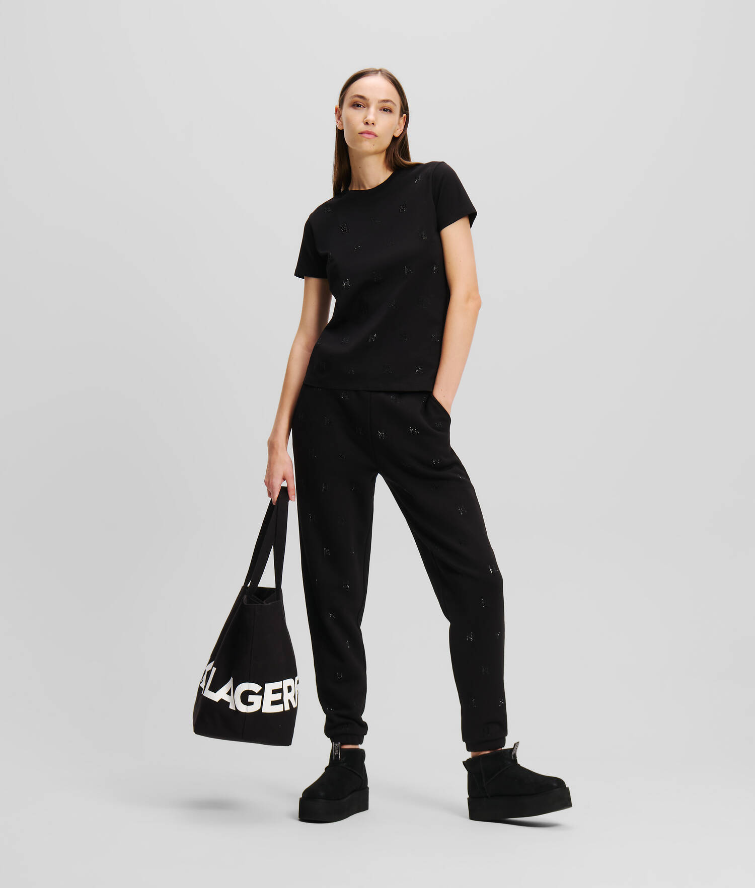 JOGGING À STRASS KL MONOGRAM