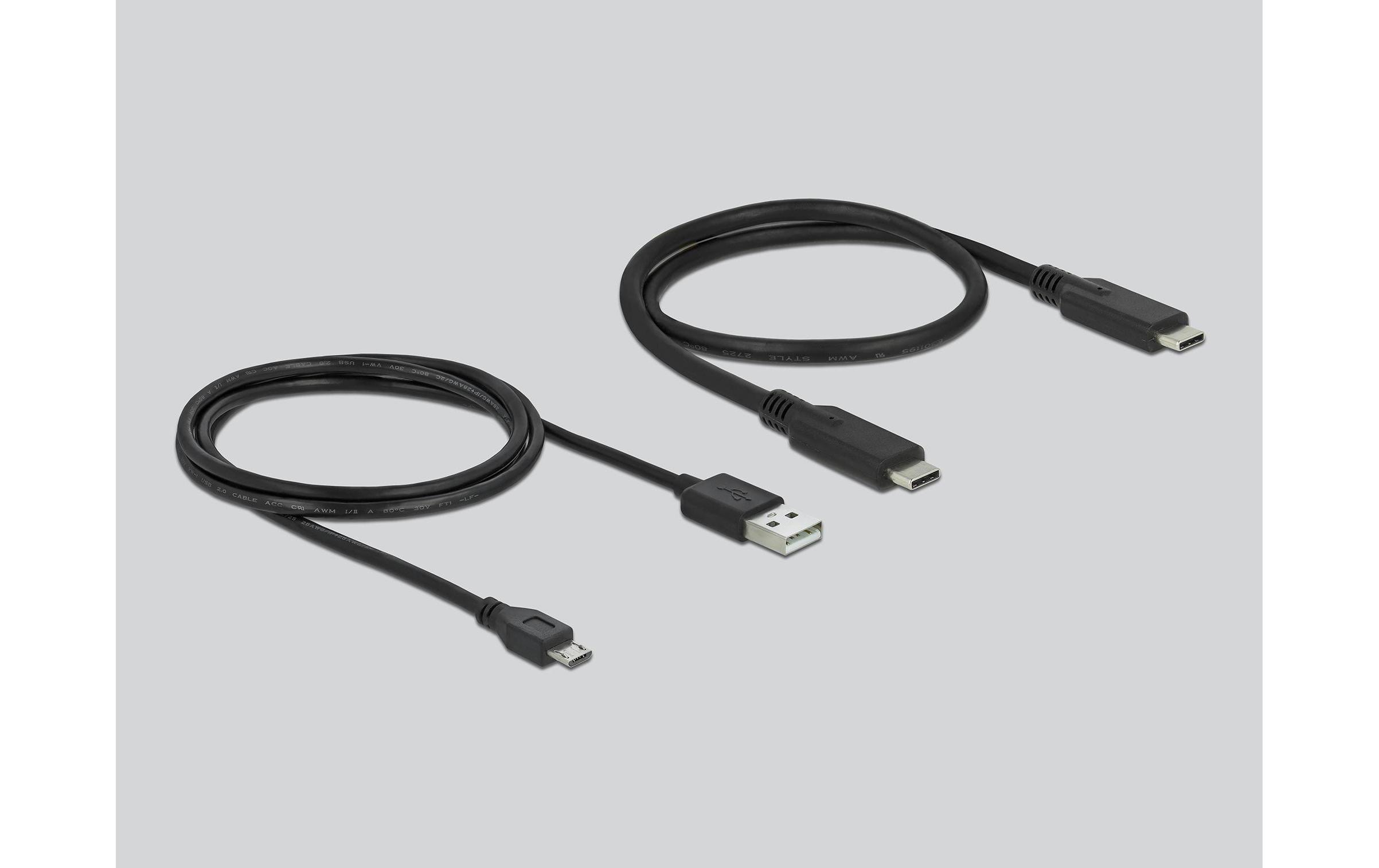 KVM Switch 2 Port HDMI/USB-C 4K/60HzDelock HDMI / USB-C KVM Switch 4K 60 Hz mit USB 2.0