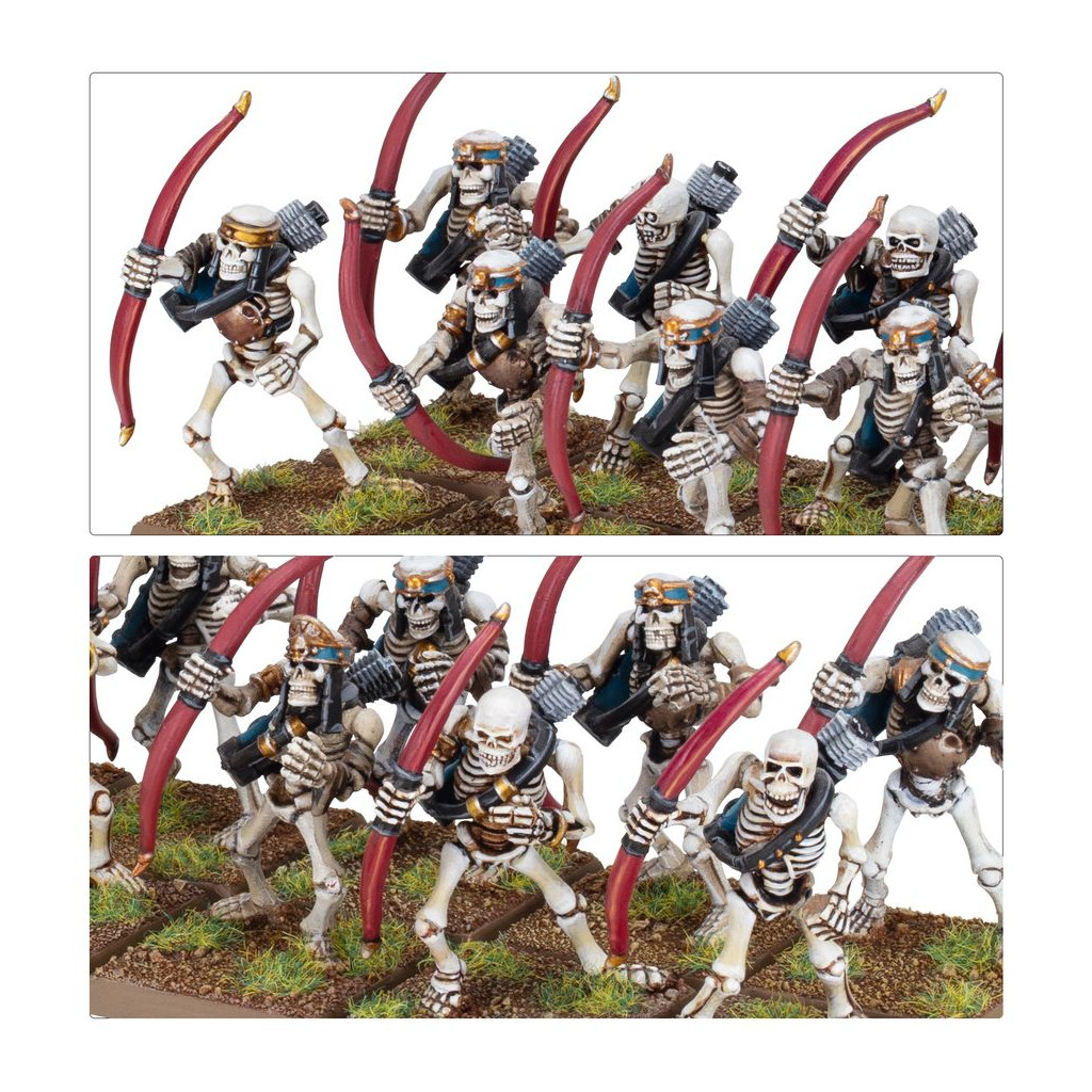 Warhammer - The Old World : Roi des Tombes de Khemri - Guerriers / Archers Squelettes