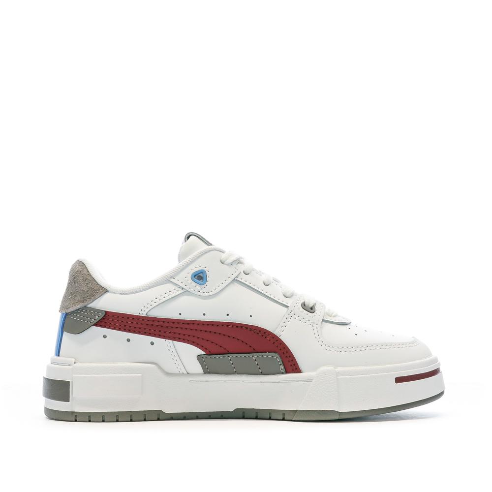 Puma Baskets Blanche/Bordeaux Garçon Puma Glitch Mix