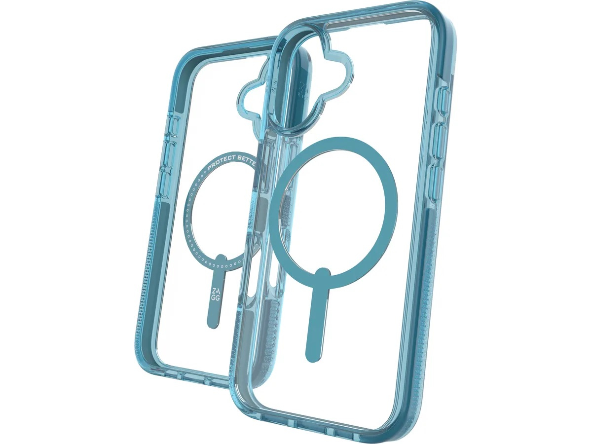 iPhone 16 MagSafe Hülle Santa Cruz Snap Case Recycled (702315058) - Blau / Transparent