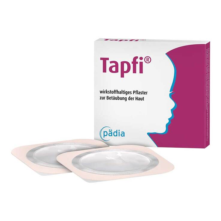 Tapfi 25 mg/25 mg wirkstoffhaltiges Pflaster, 20 St