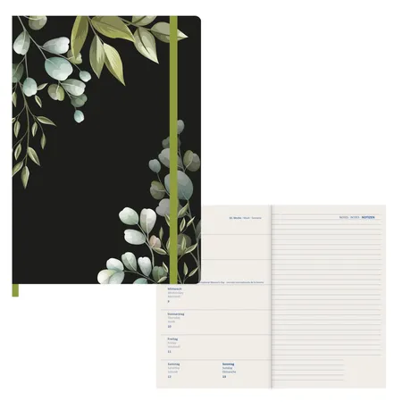 Idena Agenda A5 2024, Leaves FSC-Mix