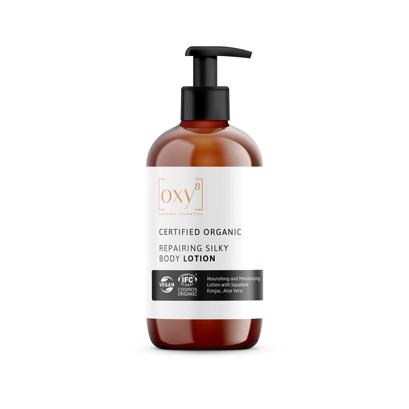 oxy8 Naturkosmetik REPAIRING SILKY BODY LOTION  Anti Aging-Beruhigt auch Neurodermitis & Psoriasis