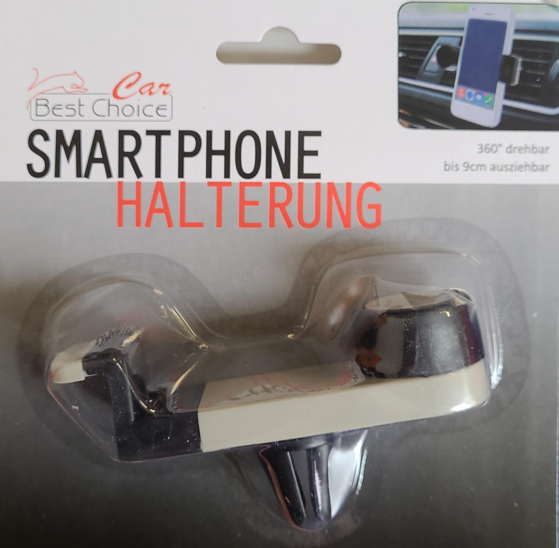 KFZ Handyhalterung Auto Handyhalter verstellbar bis zu 9cm breite