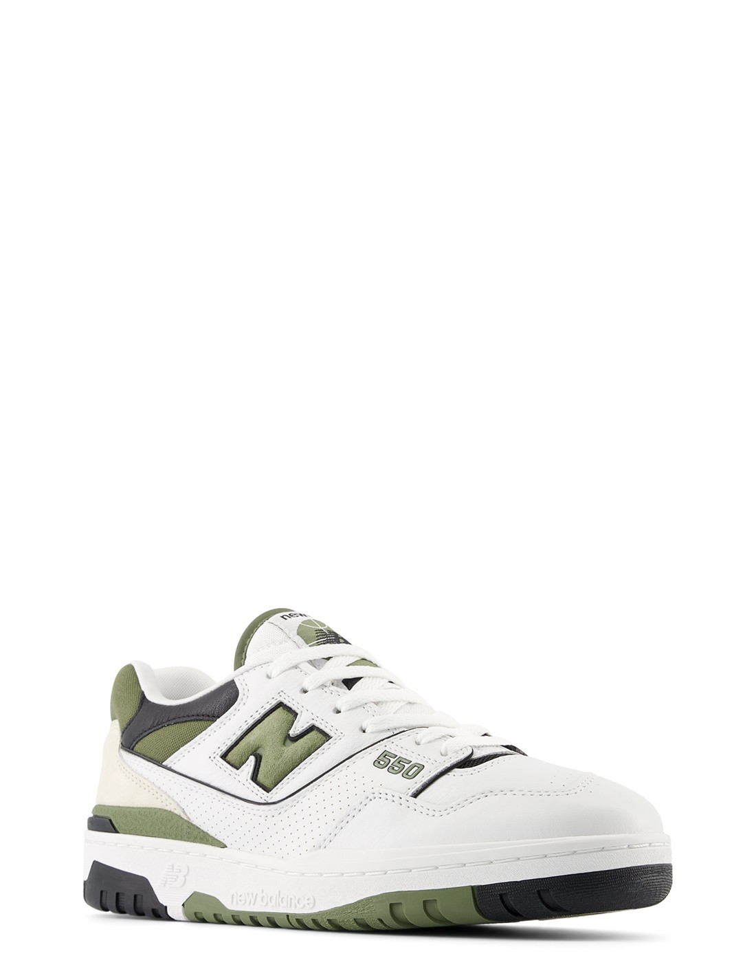 new balance Sneakers Homme 550 Cuir Blanc/Kaki