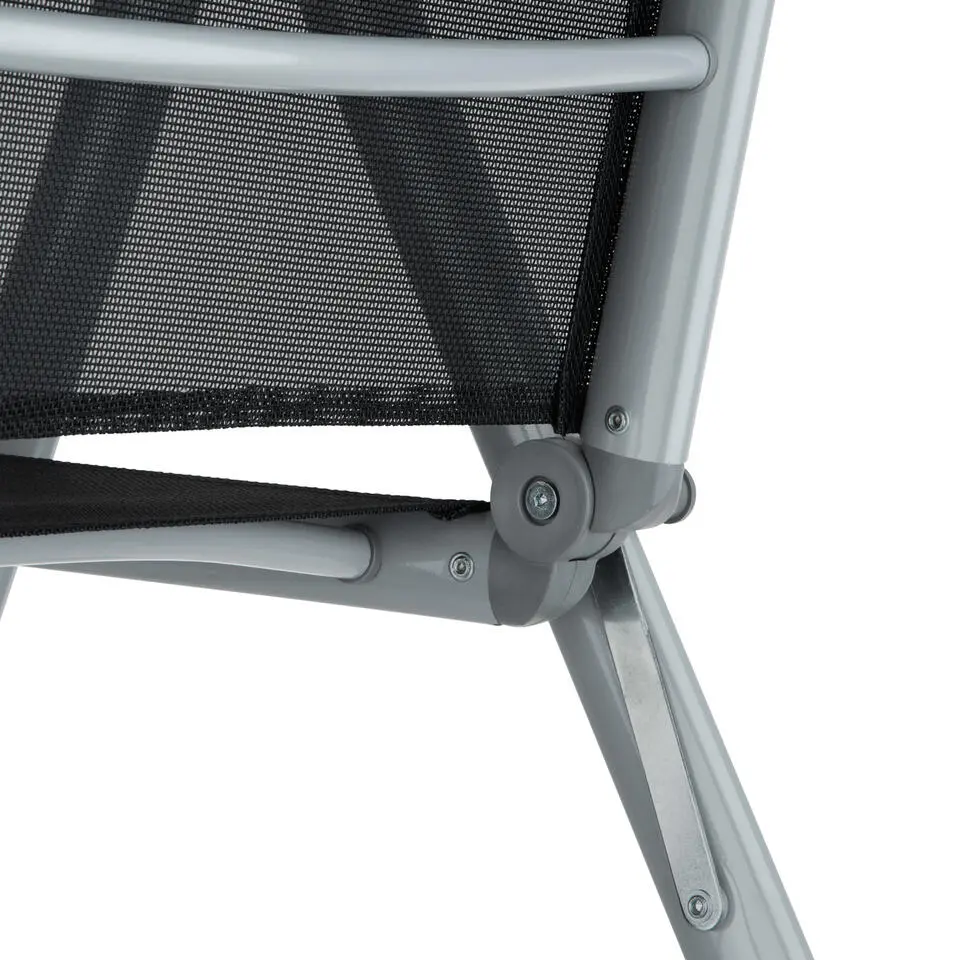 tectake Aluminium tuinset 8 1 - Zilver