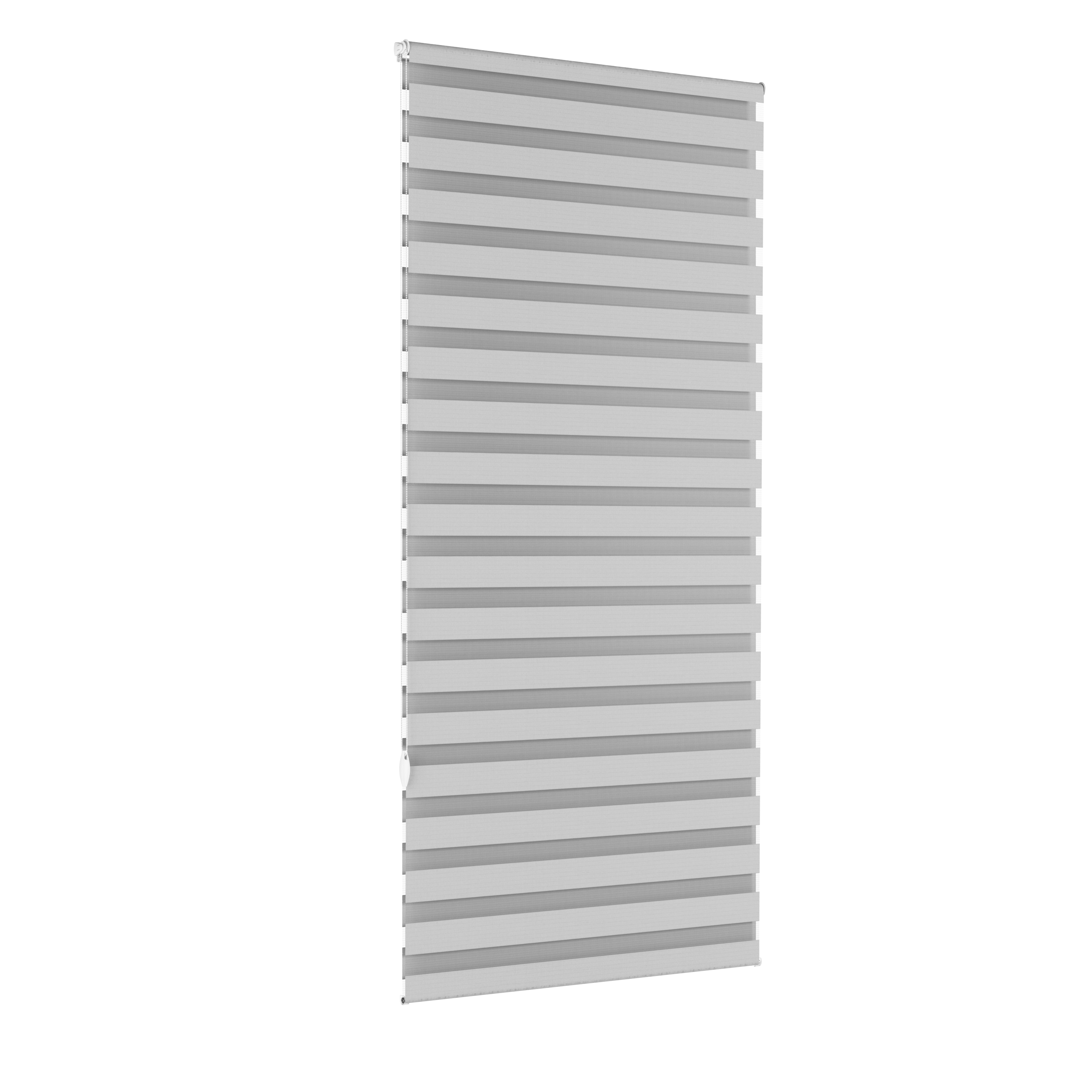 Doppelrollo grau 100 x 220 cm