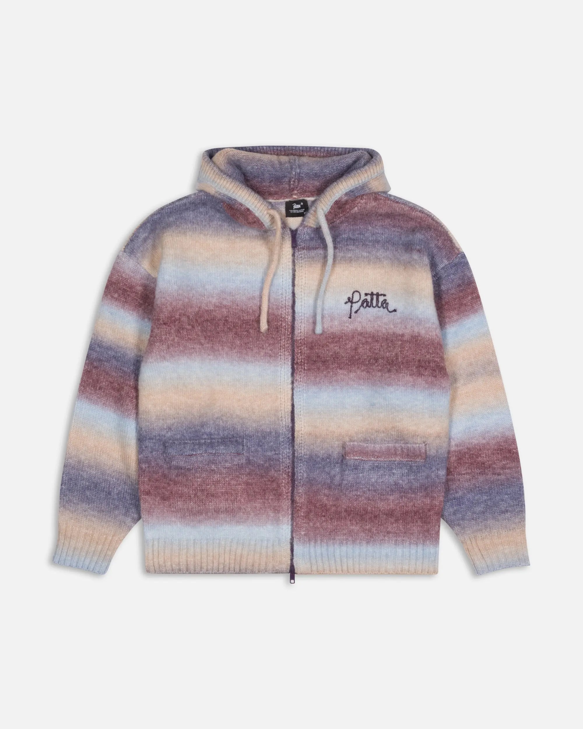 Patta Space Dye Knitted Hooded Sweater (Multi)