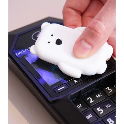 Porte-monnaie sans contact Ours blanc Money Walkie