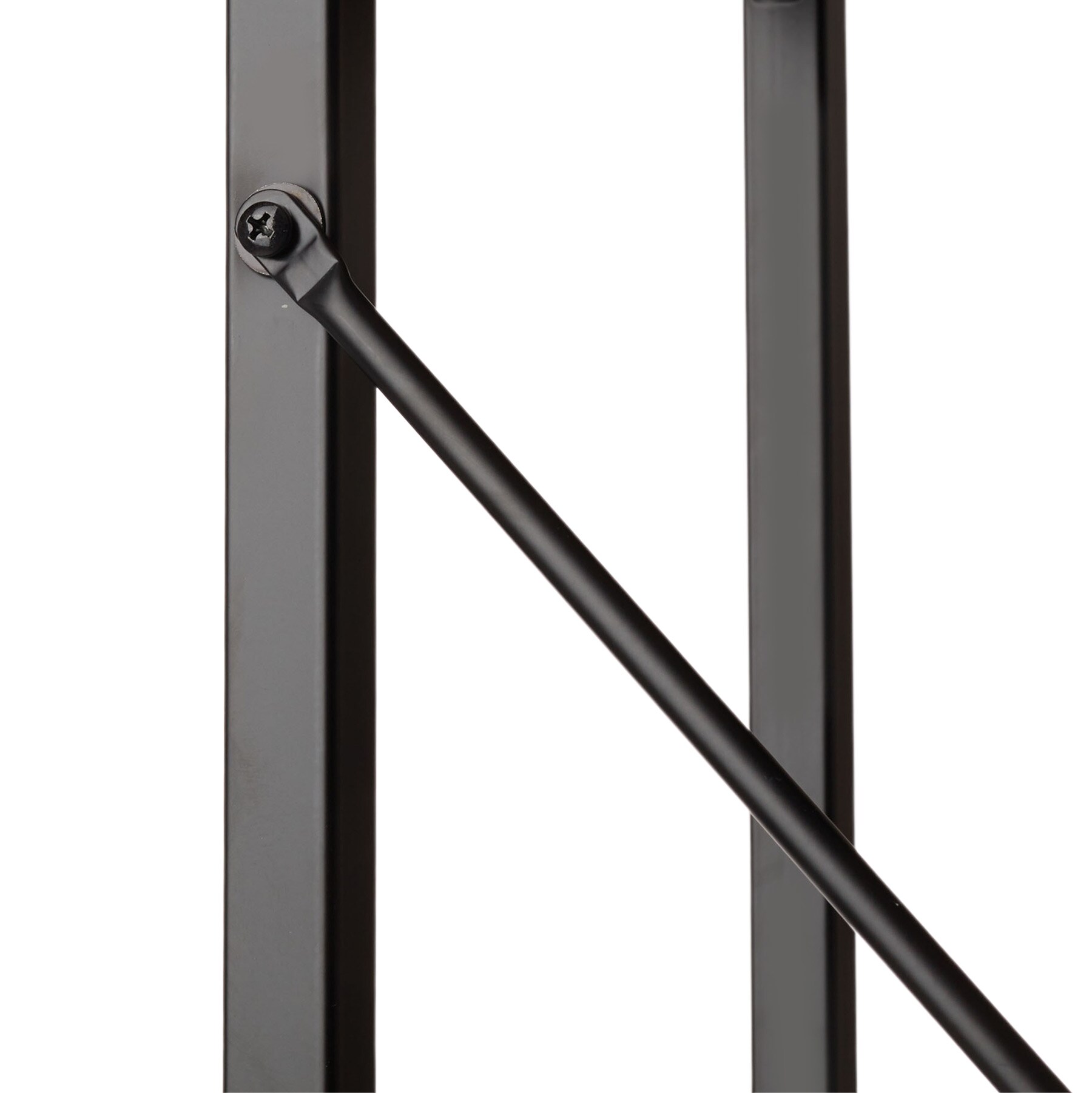 tectake® Regal, Industrial Style, mit 4 Ebenen, inklusive Kippschutz, 67,5 x 31,5 x 121,5 cm