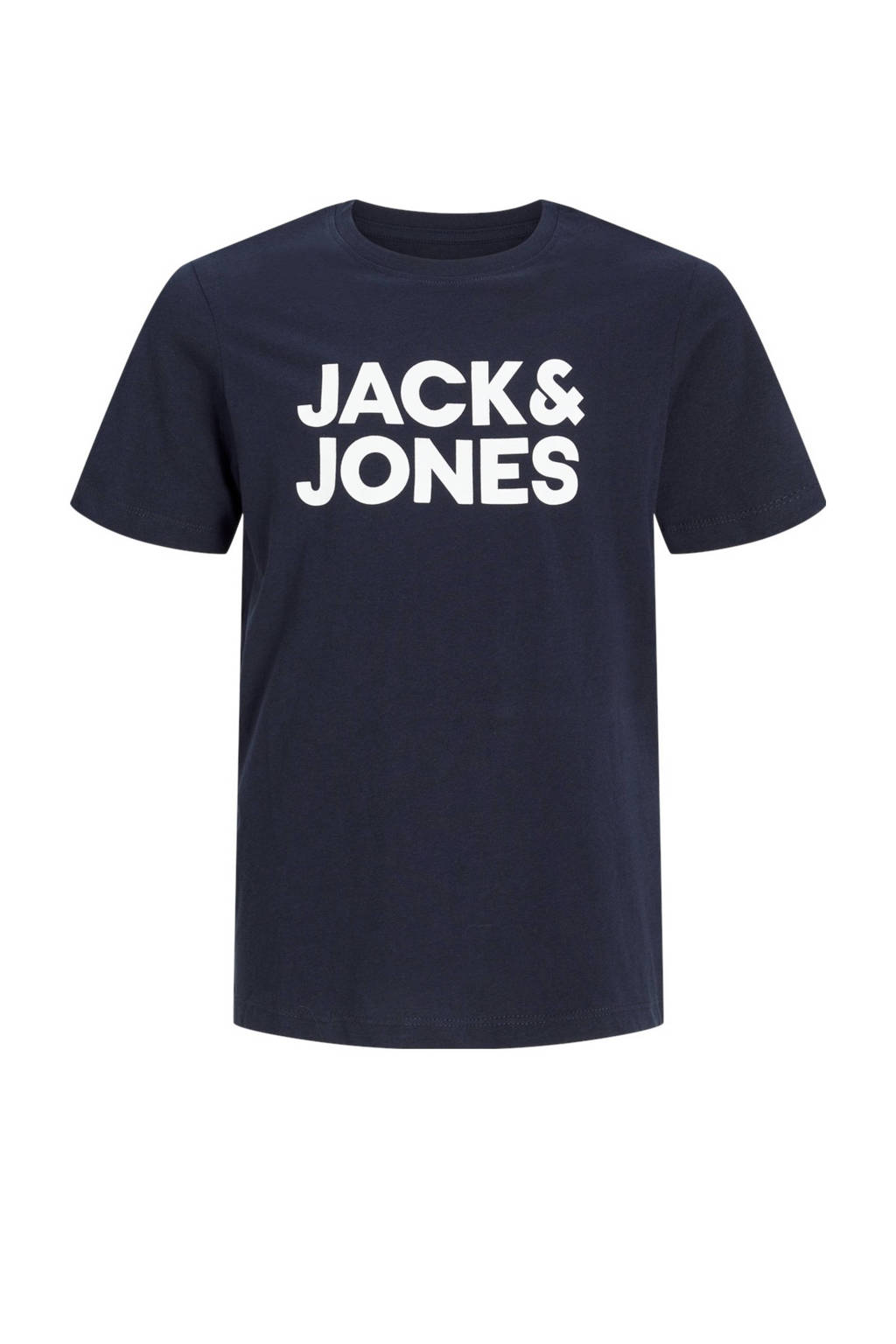JACK & JONES T-shirt JJECORP met logo donkerblauw