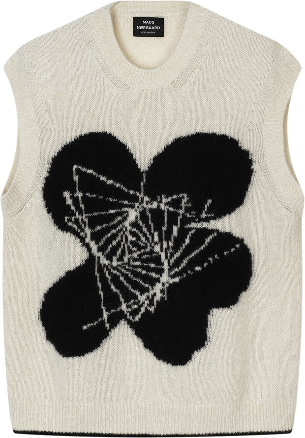 Mads Nørgaard - Copenhagen Alpaca Vilhelm Mystery Vest ST. Sort