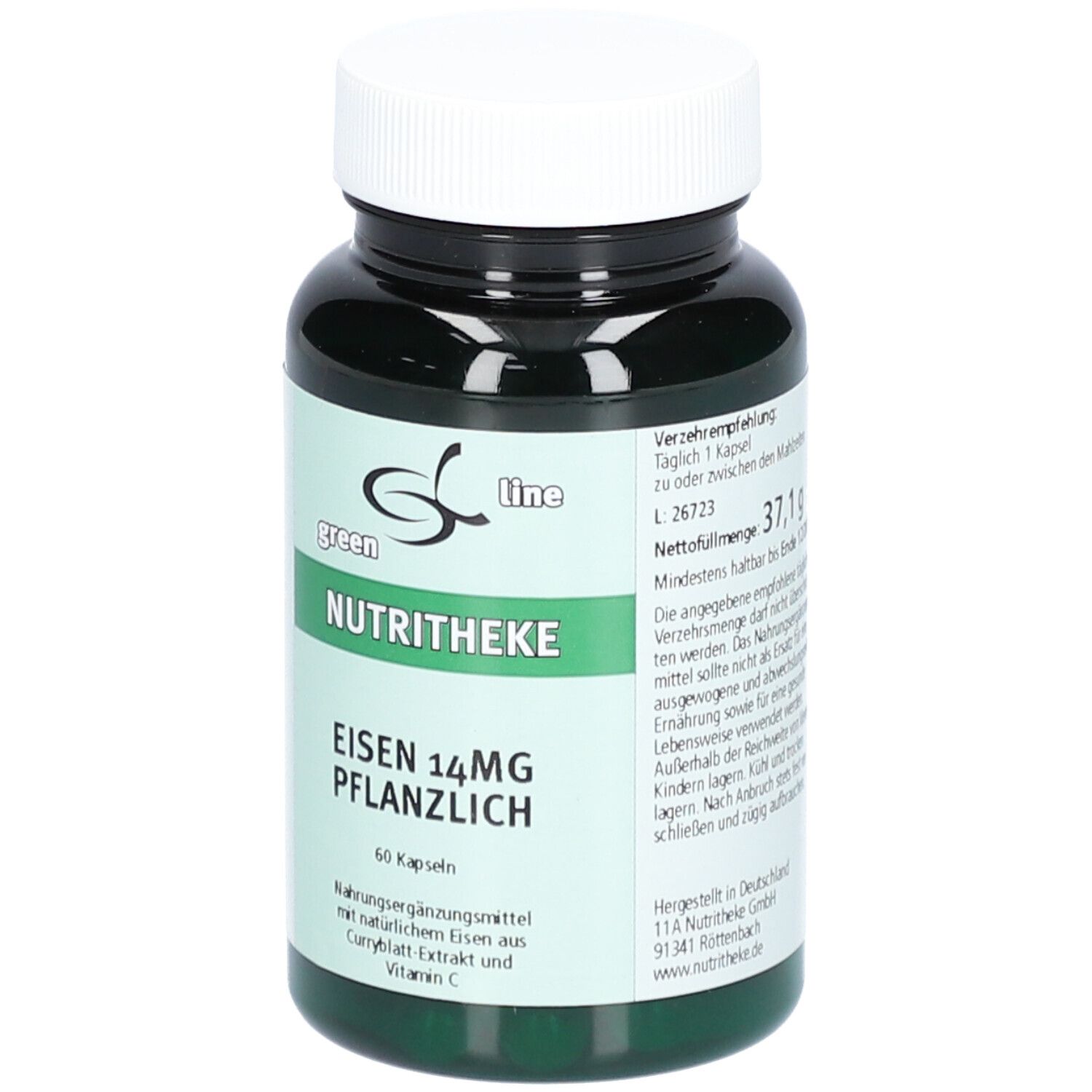green line NUTRITHEKE Eisen 147 mg pflanzlich