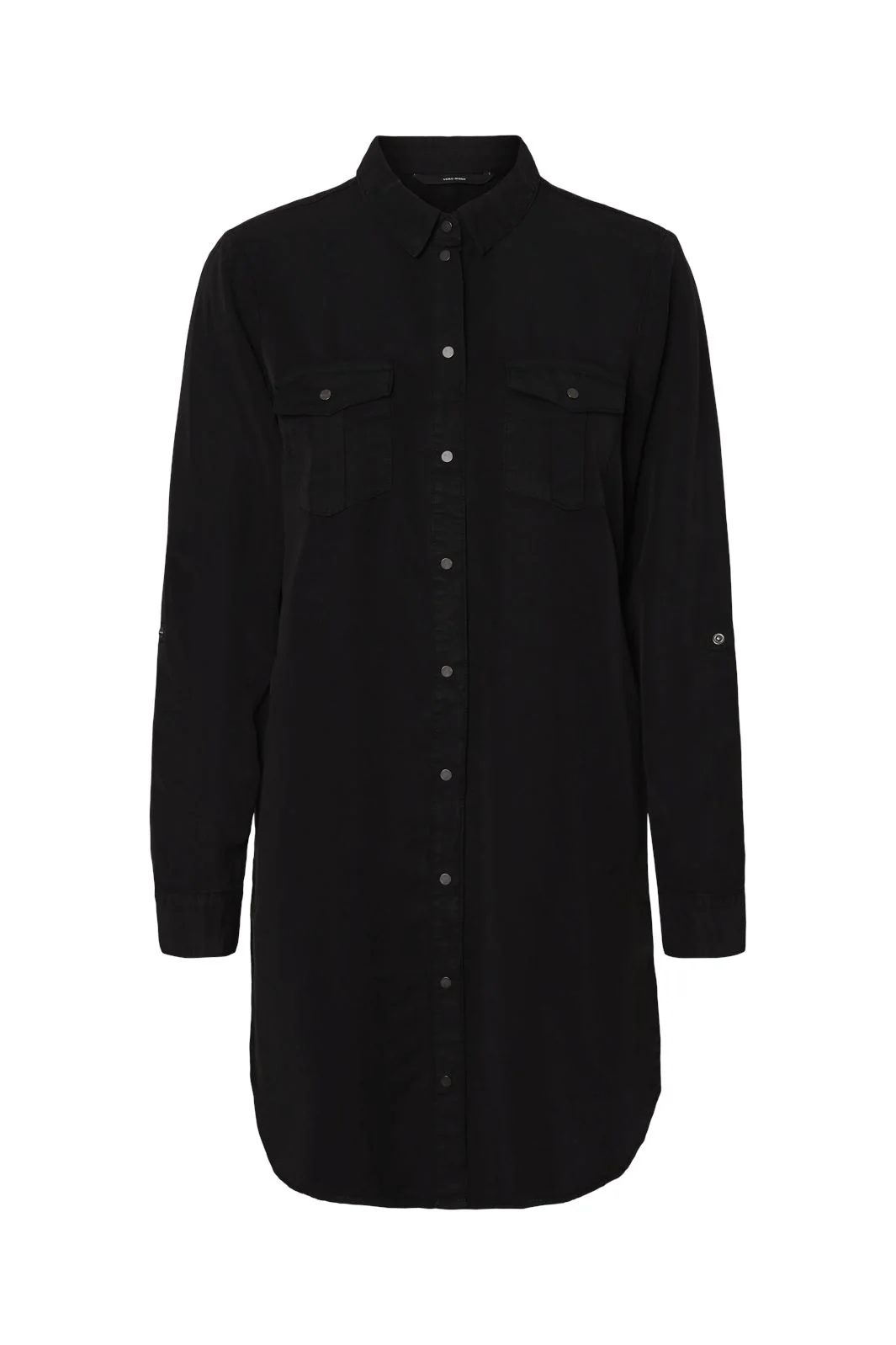 Vero Moda Vmsigga Ls Short Dress Blck
