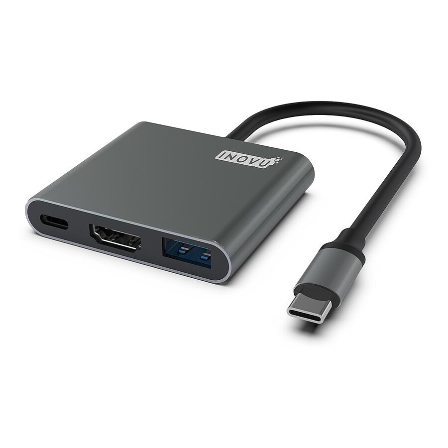 INOVU Adaptateur USB-C vers HDMI et 2x USB