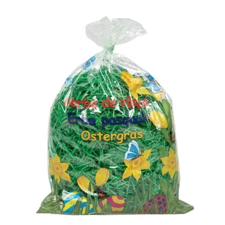 Tanner Ostergras aus Holzwolle, grün, ca. 40g
