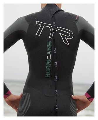 Combinaison Néoprène Tyr Hurricane Cat 5 Noir/Bleu/Rose Femme