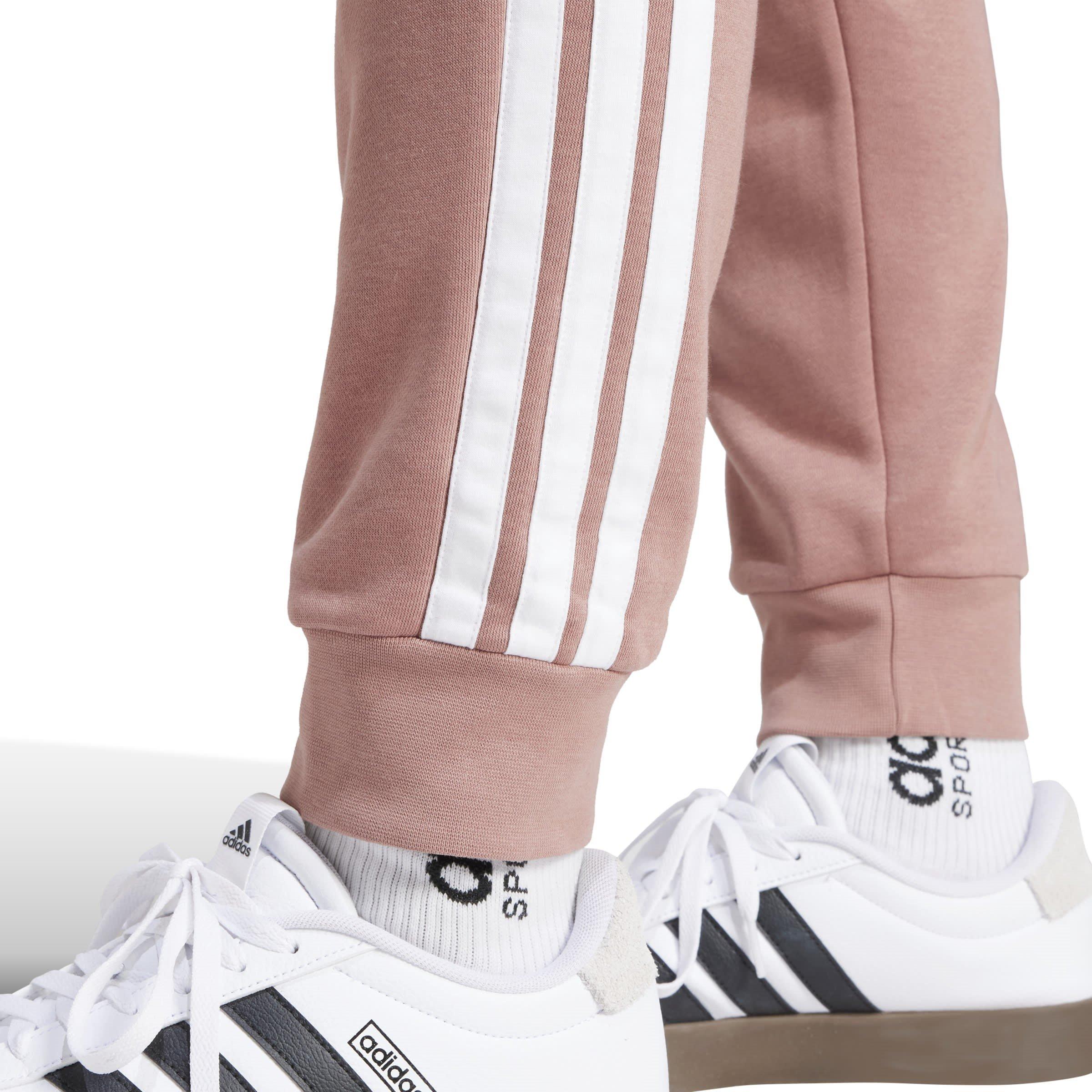 adidas Essentials Fleece Tapered Cuff 3-Stripes Joggers