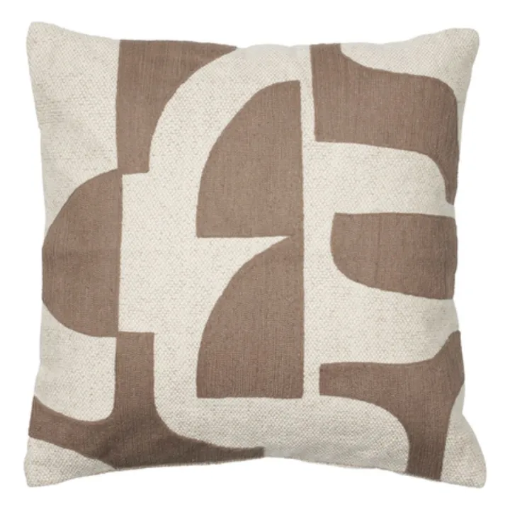 Broste Copenhagen Housse de coussin Mundo | Marron glacé