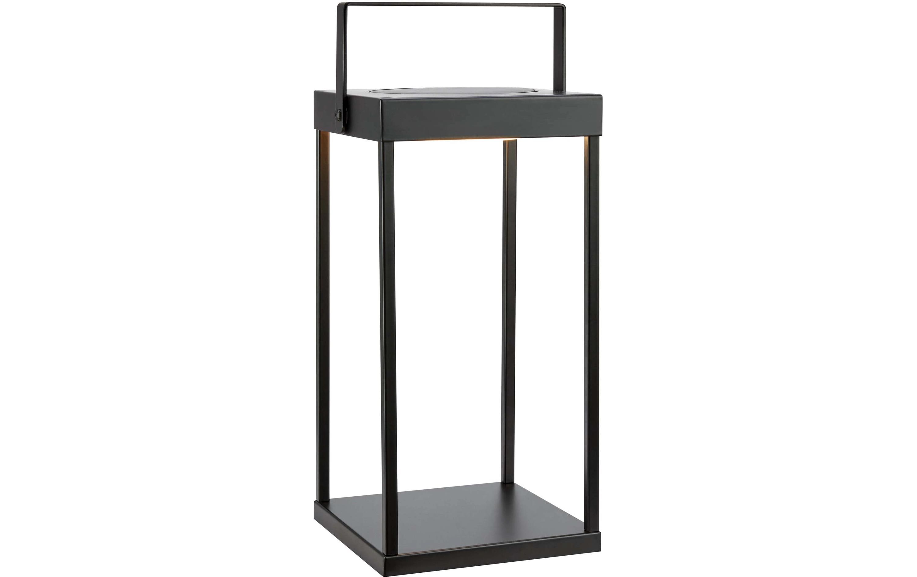 Laterne Pure 42 cm Schwarz, IP 44Solar Laterne