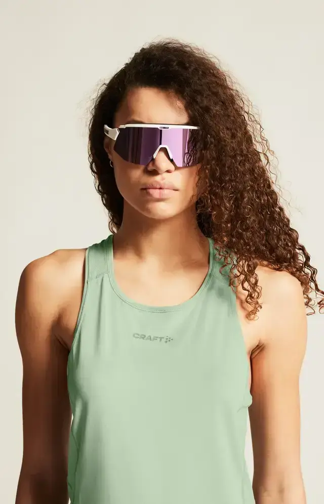 Craft ADV Essence 2 Hardloop Singlet Blauw/Groen Dames