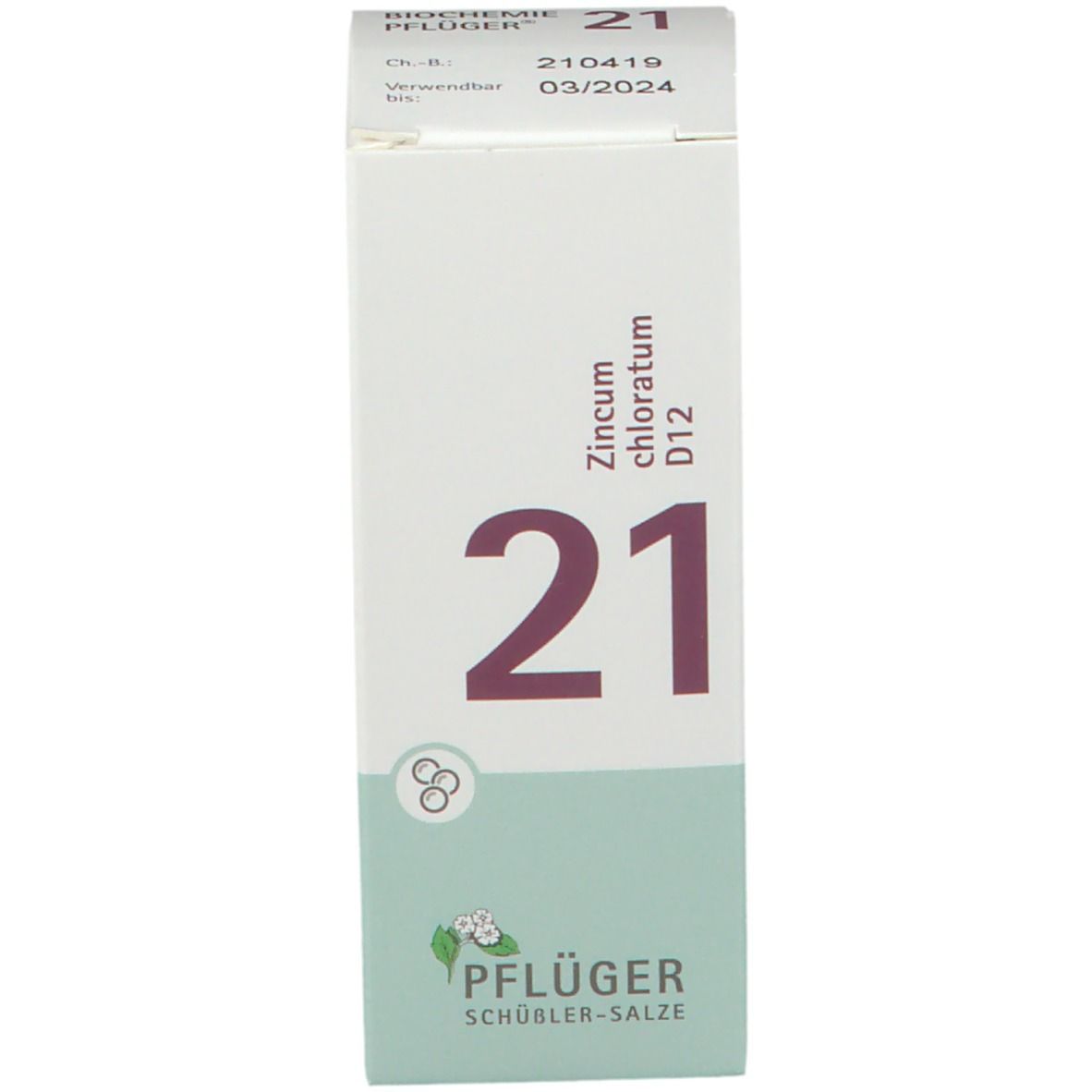 BIOCHEMIE PFLÜGER® Nr. 21 Zincum chloratum D12