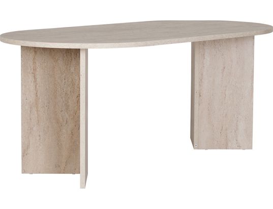 CONCEPT1 - Table Sablin travertin 180 x 90 x h75