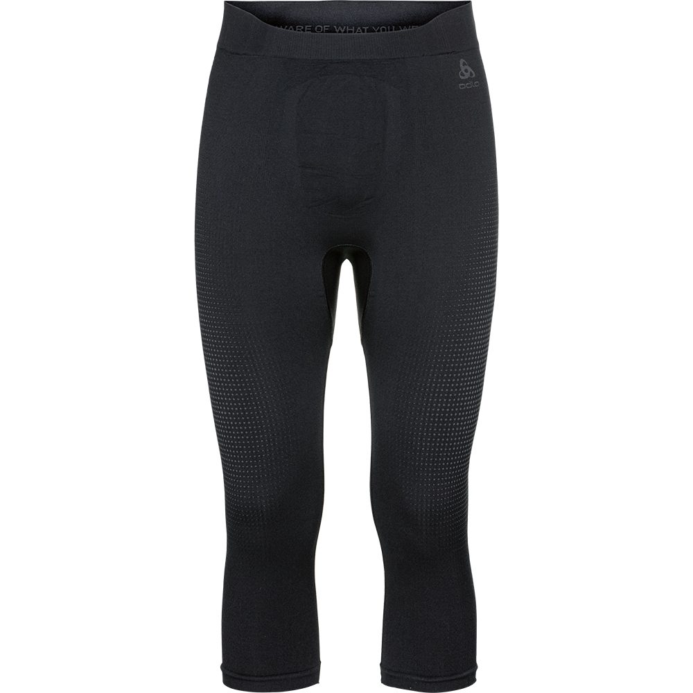Odlo Performance Warm 3/4 Leggings Herren black new odlo grey