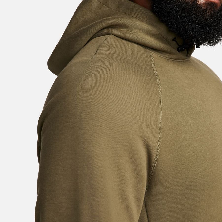 Nike Sweat à Capuche Tech Fleece 24 Pullover - Vert/Noir