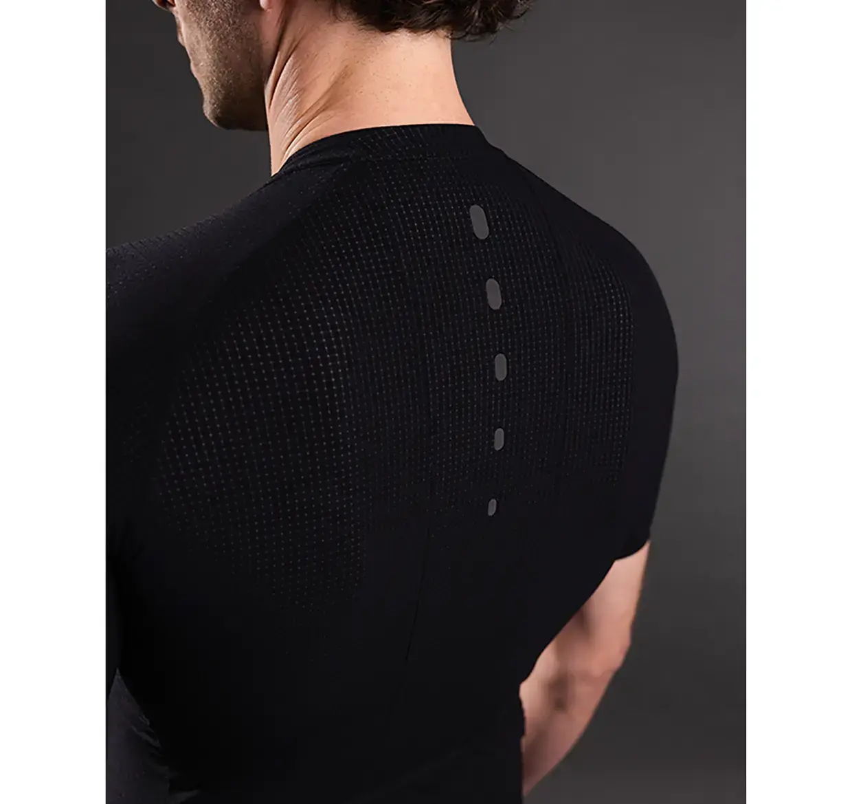 Megmeister Aero Woven Summer Fietsshirt korte Mouwen Zwart Heren
