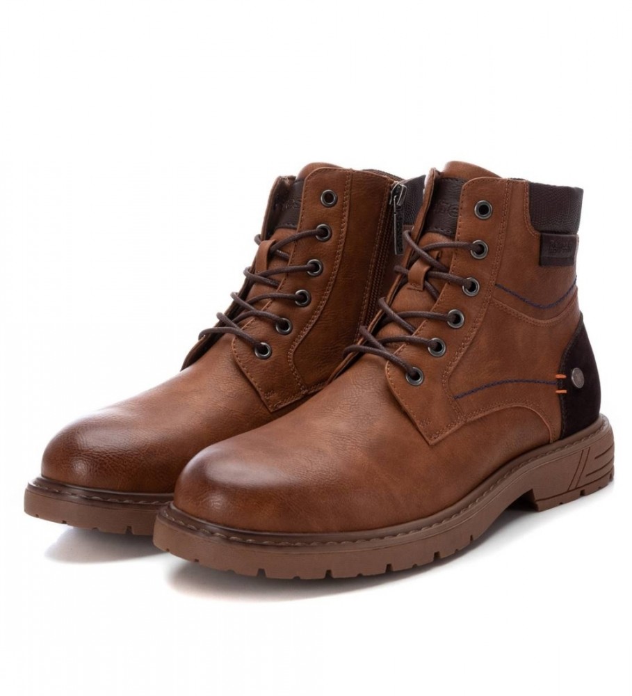 Botas de cano curto Refresh 171453 Marrom Claro