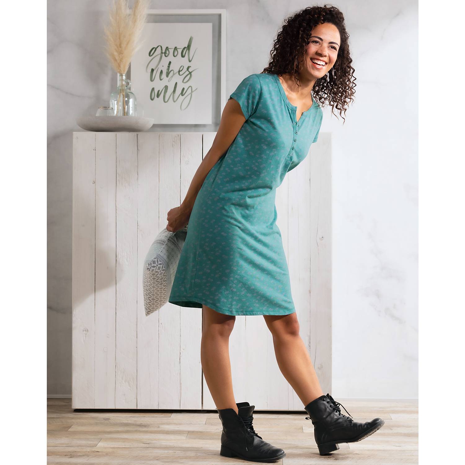 REDBEST Single-Jersey Damen-Nachthemd
