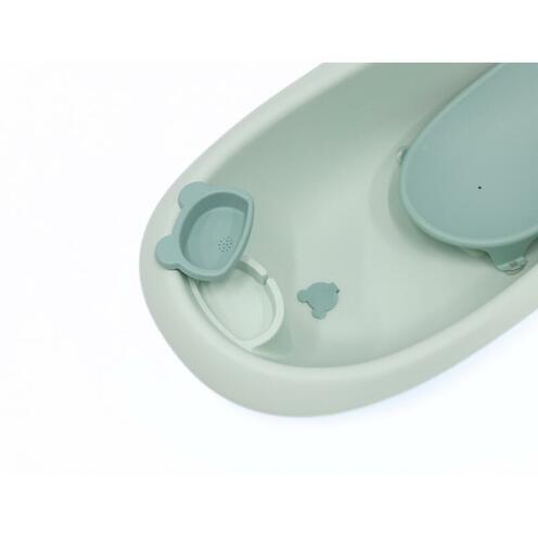 Baignoire ourson sage vert + Support baignoire ourson - BOJUNGLE